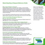 Waste Recycling & Disposal Reference Guide